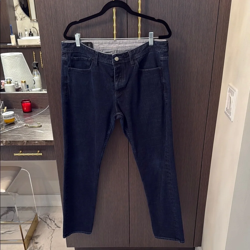 Armani Exchange Blue Straight Jeans